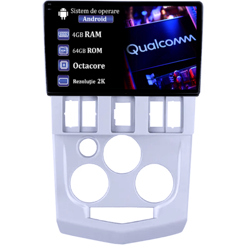 Dacia L90 2004-2009 - Navigatie dedicata Renault, Dacia L90 2004-2009, 4GB RAM 64GB ROM, Procesor Qualcomm Octacore, Android 14, Rezolutie 2K, Display QLED 9", DSP, Carplay&Android Auto, SIM 4G