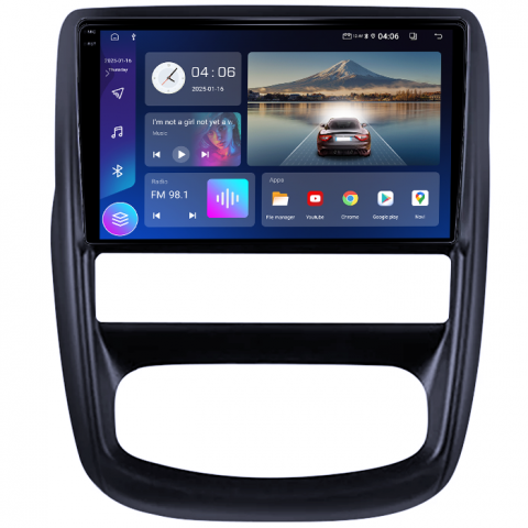 Navigatie dedicata Renault Duster 2010-2015, 4GB RAM 64GB ROM, Quad Core, Display 9" QLED 1K, Carplay, Android 14, Bluetooth, Magazin Play, Suport Camere AHD [1]