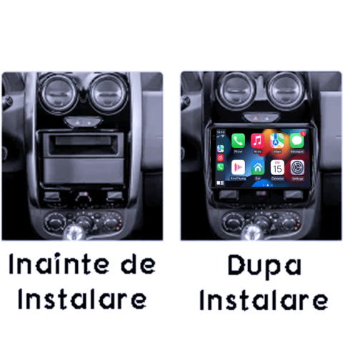 Navigatie dedicata Renault Duster 2015-2020 Lada Largus 2021, 4GB RAM 64GB ROM, Procesor Qualcomm Octacore, Android 14, Rezolutie 2K, Display QLED 9", DSP, Carplay&Android Auto, SIM 4G [5]