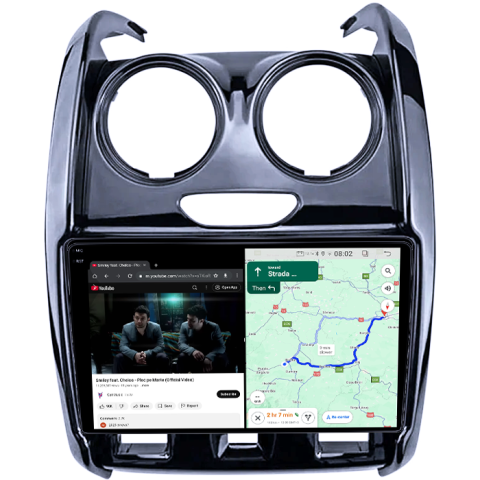 Navigatie dedicata Renault Duster 2015-2020 Lada Largus 2021, 8GB RAM 128GB ROM, Octacore, Platforma TS18, Android 14, Display QLED 9", Suporta camera 360", DSP, Carplay&Android Auto, SIM 4G, Venti [3]