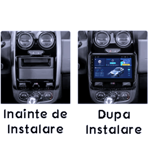 Navigatie dedicata Renault Duster 2015-2020 Lada Largus 2021, 8GB RAM 128GB ROM, Octacore, Platforma TS18, Android 14, Display QLED 9", Suporta camera 360", DSP, Carplay&Android Auto, SIM 4G, Venti [4]