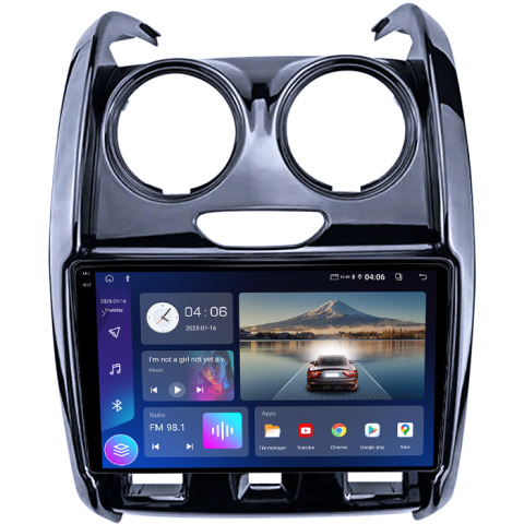 Navigatie dedicata Renault Duster 2015-2020 Lada Largus 2021, 8GB RAM 128GB ROM, Octacore, Platforma TS18, Android 14, Display QLED 9", Suporta camera 360", DSP, Carplay&Android Auto, SIM 4G, Venti [1]