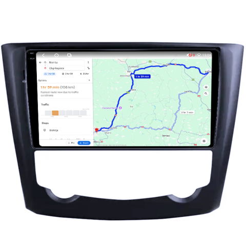 Navigatie dedicata Renault Kadjar 2015-2017, 4GB RAM 32GB ROM, Octacore, Android 14, Display QLED 1K 9", DSP, Carplay&Android Auto, SIM 4G, Bluetooth, Ventilator Activ [4]
