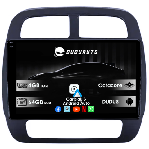 Navigatii Dedicate - Navigatie dedicata Renault K-ZE 2015-2019, DUDU3, 4GB RAM 64GB ROM, Octacore, Platforma 8581, Android, Display QLED 9", DSP, Carplay&AndroidAuto