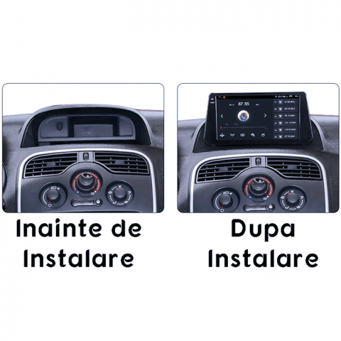 Navigatie dedicata Renault Kangoo 2015-2018, 4GB RAM 64GB ROM, Quad Core, Display 9" QLED 1K, Carplay, Android 14, Bluetooth, Magazin Play, Suport Camere AHD [4]
