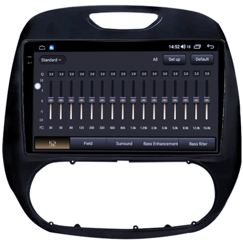 Navigatie dedicata Renault Kaptur 2016-2019, 8GB RAM 128GB ROM, Octacore, Platforma TS18, Android 14, Display QLED 9", Suporta camera 360", DSP, Carplay&Android Auto, SIM 4G, Ventilator Activ [7]