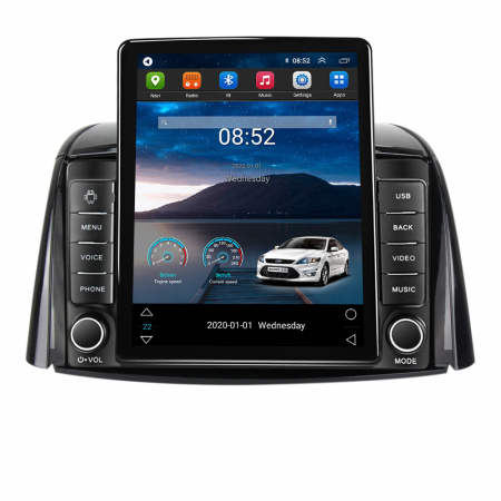 Koleos 2008-2016 - Navigatie dedicata Renault Koleos 2008-2016,Tesla Style, ANDROID 13,Carplay&Android Auto, 10 inch , 8+128GB, Internet, Aplicatii, Waze, GPS