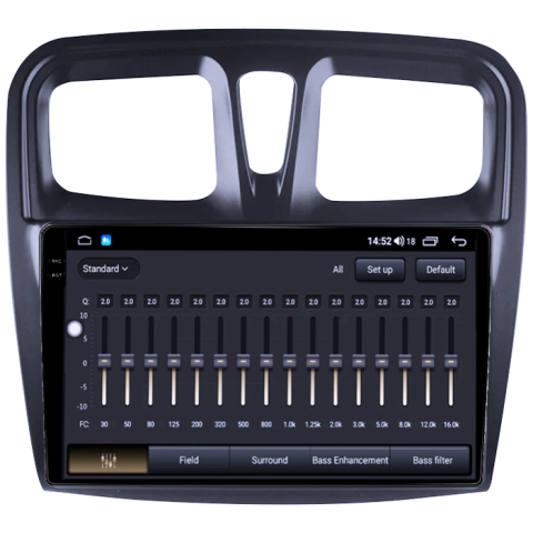 Navigatie dedicata Renault Logan 2014-2019, 8GB RAM 128GB ROM, Octacore, Platforma TS18, Android 14, Display QLED 9â, Suporta camera 360Âş, DSP, Carplay&Android Auto, SIM 4G, Ventilator Activ [7]