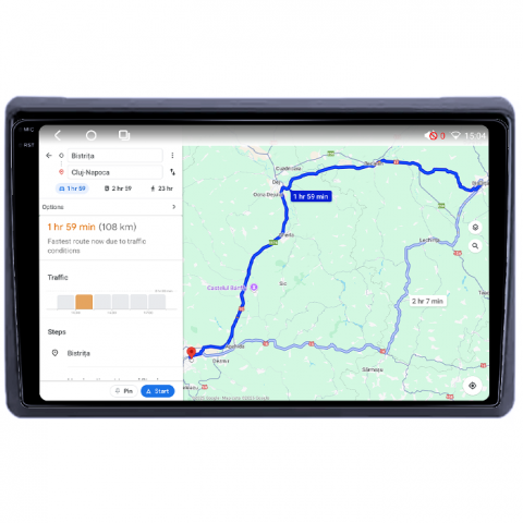 Navigatie dedicata Renault Master 2021, 4GB RAM 64GB ROM, Octacore, Android 14, Display QLED 1K 10", Carplay&Android Auto, SIM 4G, Ventilator Activ [3]