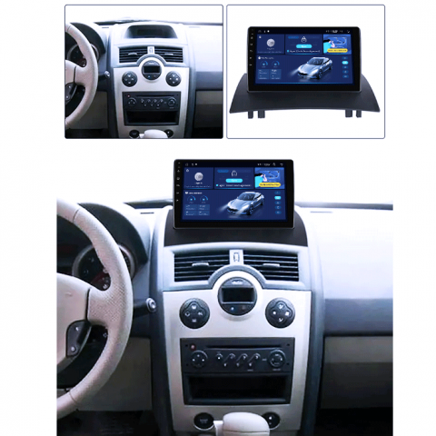 Navigatie dedicata Renault Megane 2 2002-2009, 4GB RAM 64GB ROM, Quad Core, Display 9" QLED 1K, Carplay, Android 14, Bluetooth, Magazin Play, Suport Camere AHD [4]