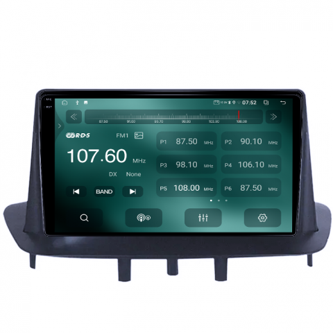 Navigatie dedicata Renault Megane 3 2008-2014, 4GB RAM 64GB ROM, Quad Core, Display 9" QLED 1K, Carplay, Android 14, Bluetooth, Magazin Play, Suport Camere AHD [2]