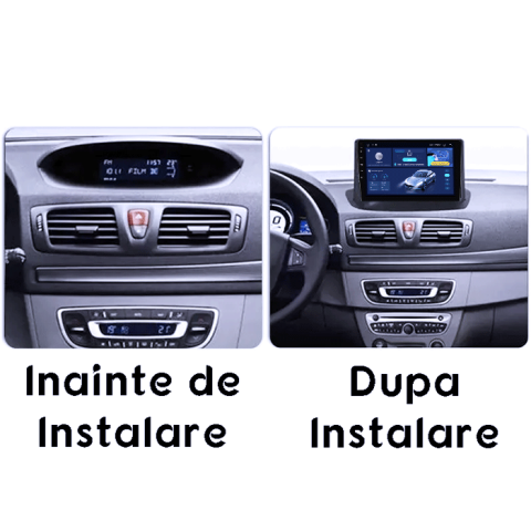 Navigatie dedicata Renault Megane 3 2008-2014, 8GB RAM 128GB ROM, Octacore, Platforma TS18, Android 14, Display QLED 9", Suporta camera 360", DSP, Carplay&Android Auto, SIM 4G, Ventilator Activ [4]