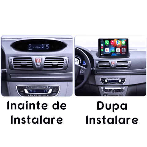 Navigatie dedicata Renault Megane 3 2008-2014, 8GB RAM 128GB ROM, Octacore, Platforma TS18, Android 14, Display QLED 9", Suporta camera 360", DSP, Carplay&Android Auto, SIM 4G, Ventilator Activ [5]