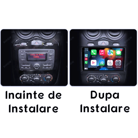 Navigatie dedicata MAZDA 323, 8GB RAM 128GB ROM, Octacore, Platforma TS18, Android 14, Display QLED 9", Suporta camera 360", DSP, Carplay&Android Auto, SIM 4G, Ventilator Activ [5]