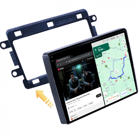 Navigatie dedicata Renault Sandero Dacia Duster Captur Lada Xray, 4GB RAM 64GB ROM, Quad Core, Display 9" QLED 1K, Carplay, Android 14, Bluetooth, Magazin Play, Suport Camere AHD [4]