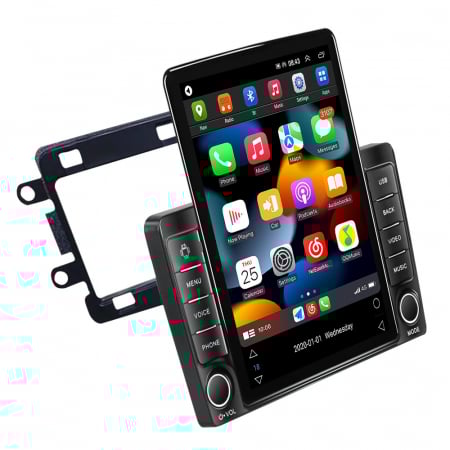 Dacia - Navigatie dedicata Renault Sandero Dacia Duster Captur Lada Xray,Tesla Style, ANDROID 13,Carplay&Android Auto, 10 inch , 8+128GB, Internet, Aplicatii, Waze, GPS