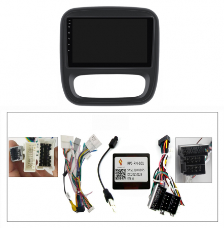 Navigatie dedicata Renault Trafic 2014-2018, 4GB RAM 64GB ROM, Octacore, Android 13, Display QLED 9", DSP, Carplay, Android Auto, Internet, Youtube, Waze, WIFI, Bluetooth [4]