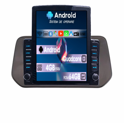 S-Cross 2021-2025 - Navigatie dedicata Suzuki S-Cross 2021-2025 Tesla Style, 4GB RAM 64GB ROM, Procesor Quadcore, Android, Display QLED 9.7", DSP, Carplay&Android Auto