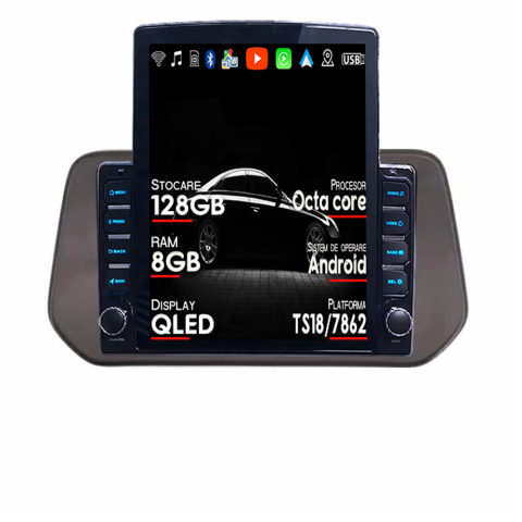 S-Cross 2021-2025 - Navigatie dedicata Suzuki S-Cross 2021-2025 Tesla Style, Android, 9.7 inch , 8+128GB, Internet, Aplicatii, Waze, GPS