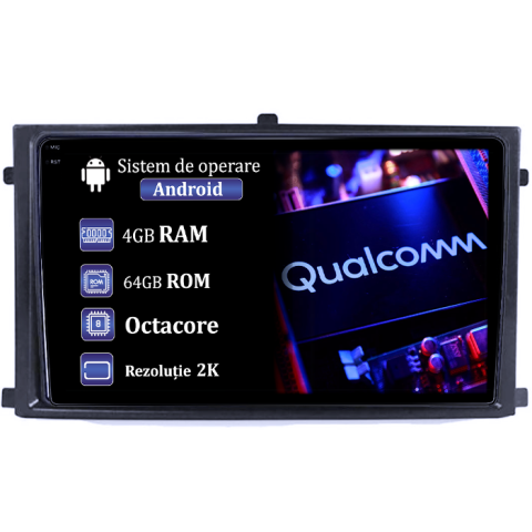 Rexton 2020+&XLV 2015+ - Navigatie dedicata Rexton 2020+&XLV 2015+, 4GB RAM 64GB ROM, Procesor Qualcomm Octacore, Android 14, Rezolutie 2K, Display QLED 9", DSP, Carplay&Android Auto, SIM 4G