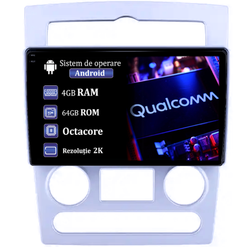 Rohens Coupe 2004-2006 - Navigatie dedicata Rohens Coupe 2004-2006, 4GB RAM 64GB ROM, Procesor Qualcomm Octacore, Android 14, Rezolutie 2K, Display QLED 9", DSP, Carplay&Android Auto, SIM 4G