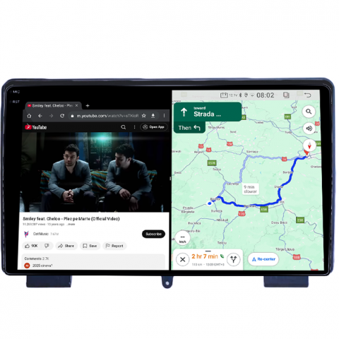 Navigatie dedicata Rohens Coupe 2009-2011, 4GB RAM 64GB ROM, Quad Core, Display 9" QLED 1K, Carplay, Android 14, Bluetooth, Magazin Play, Suport Camere AHD [3]