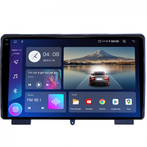 Navigatie dedicata Rohens Coupe 2009-2011, 4GB RAM 64GB ROM, Quad Core, Display 9" QLED 1K, Carplay, Android 14, Bluetooth, Magazin Play, Suport Camere AHD [1]