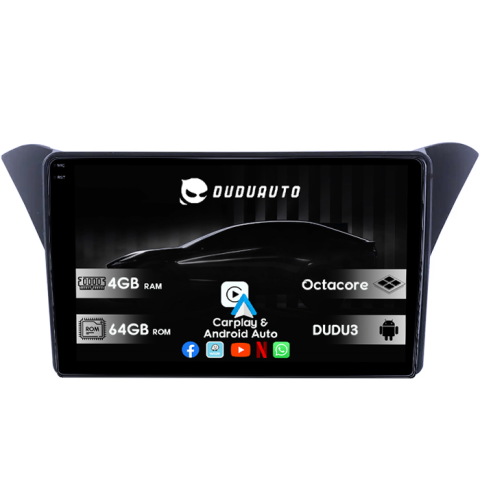 Navigatii Dedicate - Navigatie dedicata Rohens Coupe 2012, DUDU3, 4GB RAM 64GB ROM, Octacore, Platforma 8581, Android, Display QLED 9", DSP, Carplay&AndroidAuto