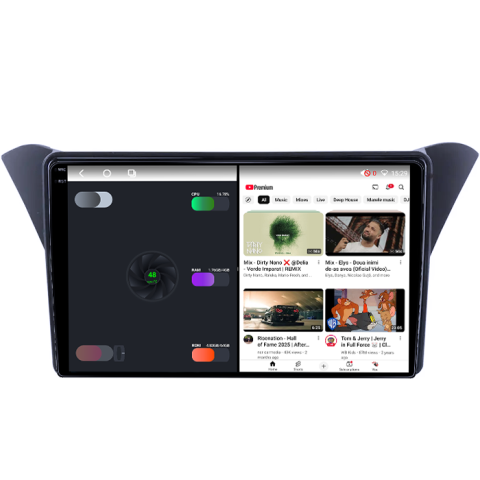 Navigatie dedicata Rohens Coupe 2012, 4GB RAM 64GB ROM, Procesor Qualcomm Octacore, Android 14, Rezolutie 2K, Display QLED 9", DSP, Carplay&Android Auto, SIM 4G [2]