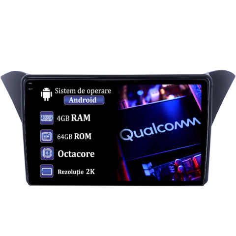 Rohens Coupe 2012 - Navigatie dedicata Rohens Coupe 2012, 4GB RAM 64GB ROM, Procesor Qualcomm Octacore, Android 14, Rezolutie 2K, Display QLED 9", DSP, Carplay&Android Auto, SIM 4G