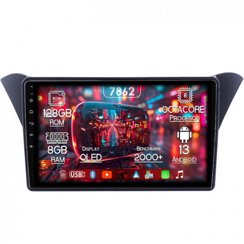 Hyundai - Navigatie dedicata Rohens Coupe 2012 , 8GB RAM 128GB ROM, Octacore, Platforma 7862,Android 13, Display QLED 9”, Suporta camera 360º, DSP, Carplay&Android Auto, SIM 4G, Ventilator Activ