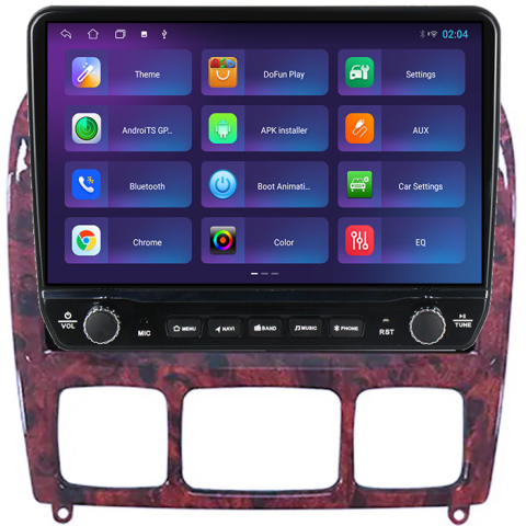 Navigatie dedicata Mercedes S-Class 1998-2005 Tesla cu butoane rotative model 2024, 4GB RAM 64GB ROM, Procesor Quadcore, Android 14, Display QLED 10", DSP, Carplay&Android Auto [4]