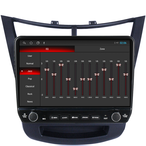 Navigatie dedicata Chevrolet Sail 2015-2018 Tesla cu butoane rotative model 2024, 4GB RAM 64GB ROM, Procesor Quadcore, Android 14, Display QLED 10", DSP, Carplay&Android Auto [2]