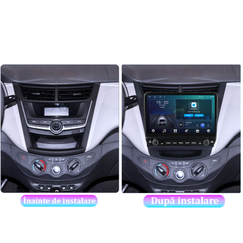 Navigatie dedicata Chevrolet Sail 2015-2018 Tesla cu butoane rotative model 2024, 4GB RAM 64GB ROM, Procesor Quadcore, Android 14, Display QLED 10", DSP, Carplay&Android Auto [1]