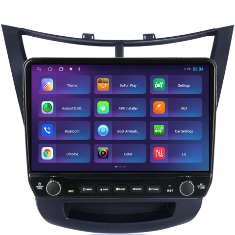 Navigatie dedicata Chevrolet Sail 2015-2018 Tesla cu butoane rotative model 2024, 4GB RAM 64GB ROM, Procesor Quadcore, Android 14, Display QLED 10", DSP, Carplay&Android Auto [4]