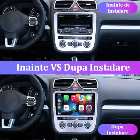 Navigatie dedicata Scirocco 2009-2014, 4GB RAM 64GB ROM, Procesor Qualcomm Octacore, Android 14, Rezolutie 2K, Display QLED 9", DSP, Carplay&Android Auto, SIM 4G [5]