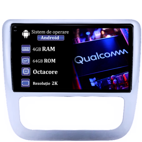 Scirocco (2008-2017) - Navigatie dedicata Scirocco 2009-2014, 4GB RAM 64GB ROM, Procesor Qualcomm Octacore, Android 14, Rezolutie 2K, Display QLED 9", DSP, Carplay&Android Auto, SIM 4G