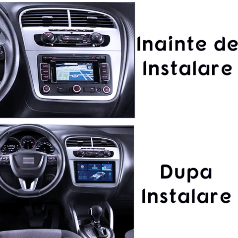 Navigatie dedicata Seat Altea 2004-2015,4GB RAM 64GB ROM, Octacore, Android 14, Display QLED 1K 9", Carplay&Android Auto, SIM 4G, Ventilator Activ [4]