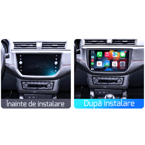 Navigatie dedicata Seat Ibiza 2017-2020, 4GB RAM 64GB ROM, Procesor Qualcomm Octacore, Android 14, Rezolutie 2K, Display QLED 9", DSP, Carplay&Android Auto, SIM 4G [5]