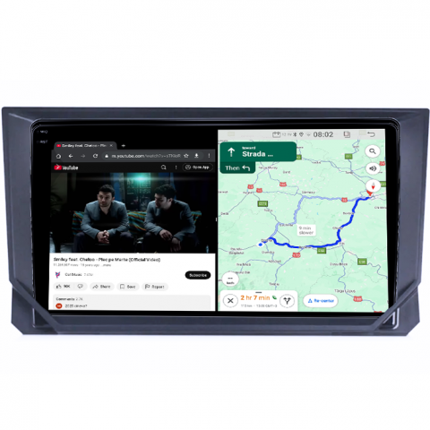 Navigatie dedicata Seat Ibiza 2017-2020, 4GB RAM 64GB ROM, Quad Core, Display 9" QLED 1K, Carplay, Android 14, Bluetooth, Magazin Play, Suport Camere AHD [5]
