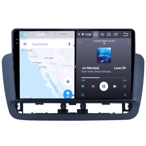 Navigatie dedicata Seat Ibiza 4 2014-2017, 4GB RAM 64GB ROM, Procesor Qualcomm Octacore, Android 14, Rezolutie 2K, Display QLED 9", DSP, Carplay&Android Auto, SIM 4G [1]