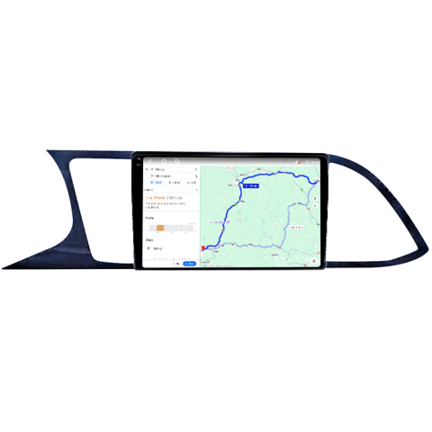 Navigatie dedicata Seat Leon 2012-2018, 4GB RAM 32GB ROM, Octacore, Android 14, Display QLED 1K 9", DSP, Carplay&Android Auto, SIM 4G, Bluetooth, Ventilator Activ [4]