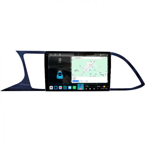 Navigatie dedicata Seat Leon 2012-2018, 4GB RAM 64GB ROM, Octacore, Android 14, Display QLED 1K 9", Carplay&Android Auto, SIM 4G, Ventilator Activ [1]