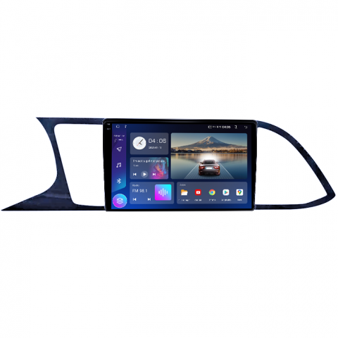 Navigatie dedicata Seat Leon 2012-2018, 4GB RAM 64GB ROM, Quad Core, Display 9" QLED 1K, Carplay, Android 14, Bluetooth, Magazin Play, Suport Camere AHD [3]