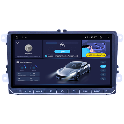 Fabia 2007-2014 - Navigatie dedicata Seat/Skoda, 4GB RAM 64GB ROM, Procesor Qualcomm Octacore, Android 14, Rezolutie 2K, Display QLED 9", DSP, Carplay&Android Auto, SIM 4G