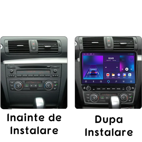 Navigatie dedicata Seria 1 2008-2012 (AB) Tesla cu butoane rotative model 2024, 4GB RAM 64GB ROM, Procesor Quadcore, Android 14, Display QLED 10", DSP, Carplay&Android Auto [6]