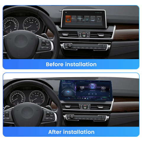 Navigatie dedicata Seria 2 F22 2014-2020, F45 2014+ NBT, 8GB RAM 256GB ROM, Procesor Qualcomm Octacore, Android 14, Rezolutie 2K, Display QLED 12.3", DSP, Carplay&Android Auto, SIM 4G [4]