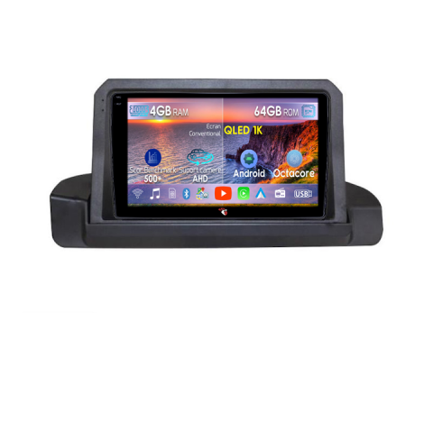 Seria 3 E93 - Navigatie dedicata BMW E90 2005-2012 Capac, 4GB RAM 64GB ROM, Octacore, Android 14, Display QLED  9", Carplay&Android Auto, SIM 4G, Ventilator Activ
