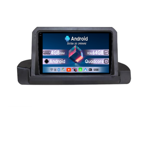 Seria 3 E93 - Navigatie dedicata BMW E90 2005-2012 Capac, 4GB RAM 64GB ROM, Quad Core, Display 9" QLED  Carplay, Android 14, Bluetooth, Magazin Play, Suport Camere AHD