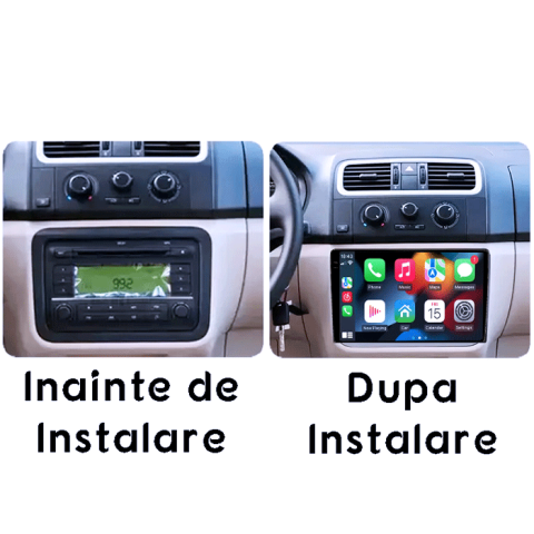 Navigatie dedicata Skoda Fabia 2007-2014,4GB RAM 64GB ROM, Procesor Qualcomm Octacore, Android 14, Rezolutie 2K, Display QLED 9", DSP, Carplay&Android Auto, SIM 4G [5]